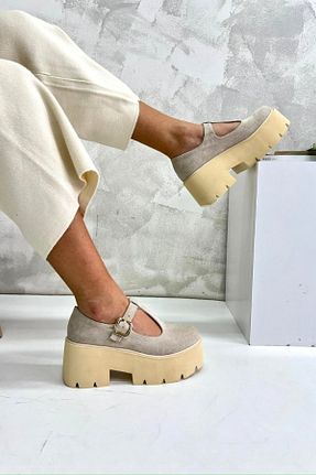 کفش لوفر بژ زنانه جیر inizio - کد 888596630