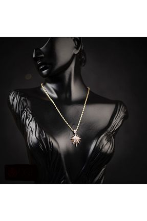 گردنبند استیل ( فولاد ) طلائی زنانه استیل (فولاد) Butik - کد 888163378