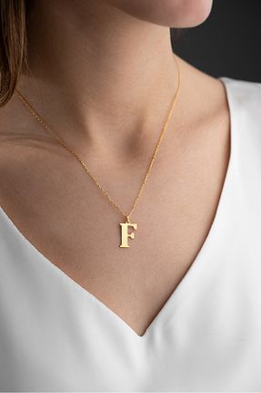 گردنبند نقره طلائی زنانه 925 عیار Vetro Silver - کد 469585547