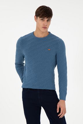پلیور آبی مردانه ساده U.S. Polo Assn. - کد 888166960
