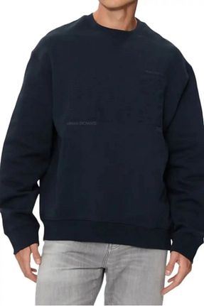 سوئیشرت سرمه ای مردانه رگولار Armani Exchange - کد 888599297