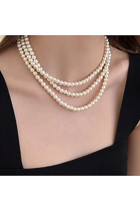گردنبند مروارید سفید Lovisa - کد 887635633