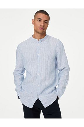 پیراهن آبی مردانه رگولار Marks & Spencer - کد 814767391