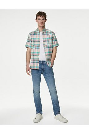 پیراهن سبز مردانه رگولار Marks & Spencer - کد 844690460
