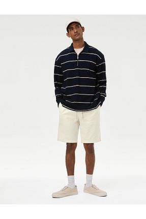 شلوارک و برمودا بژ مردانه رگولار Marks & Spencer - کد 835562775