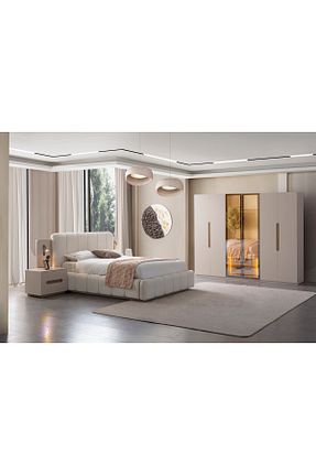 ست اتاق خواب بژ 6 Neef Living - کد 888605629