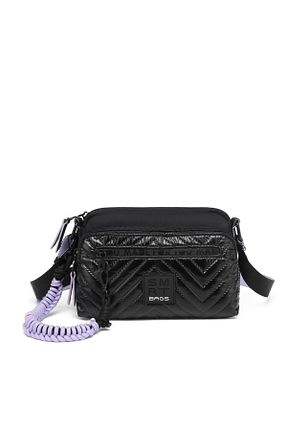 کیف پستچی مشکی زنانه پارچه ای Smart Bags - کد 888231327