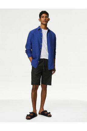شلوارک و برمودا مشکی مردانه رگولار Marks & Spencer - کد 835553739