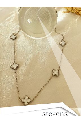 گردنبند استیل ( فولاد ) زنانه سنگ STEVENS - کد 887777927
