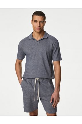 بالاتنه راحتی آبی مردانه پنبه ای Marks & Spencer - کد 843811325