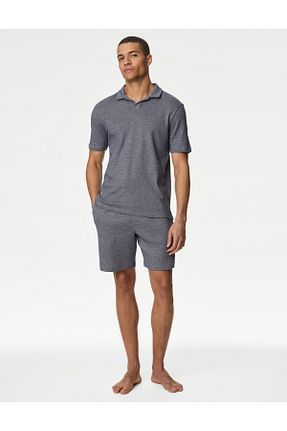 بالاتنه راحتی آبی مردانه پنبه ای Marks & Spencer - کد 843811325