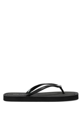 دمپائی مشکی زنانه پاشنه تخت Nine West - کد 307381560