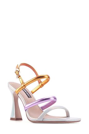 کفش پاشنه بلند کلاسیک سفید زنانه چرم مصنوعی Nine West - کد 784442782