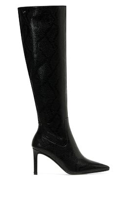 چکمه مشکی زنانه چرم مصنوعی Nine West - کد 639724908