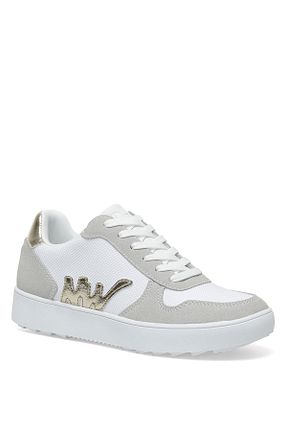 کفش اسنیکر طلائی زنانه بند دار Nine West - کد 302691343