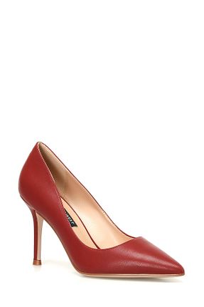 کفش پاشنه بلند کلاسیک زرشکی زنانه چرم مصنوعی Nine West - کد 792435058
