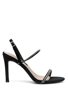 صندل مشکی زنانه پاشنه نازک Nine West - کد 259941230