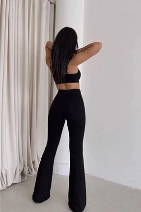 شلوار جین مشکی زنانه پاچه تنگ Trn JNS - کد 888259873