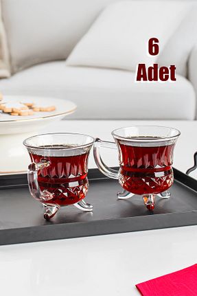 فنجان چای سفید شیشه Porsima - کد 888291529