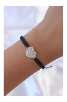 دستبند استیل (فولاد) مشکی زنانه استیل (فولاد) Clariss - کد 888687058