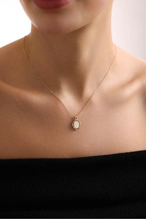 گردنبند طلا طلائی زنانه 14 عیار Tufanlar Kuyumculuk - کد 888743793