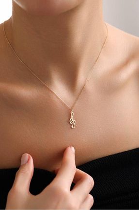 گردنبند طلا طلائی زنانه 14 عیار Tufanlar Kuyumculuk - کد 888744022
