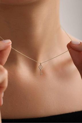 گردنبند طلا طلائی زنانه 14 عیار Tufanlar Kuyumculuk - کد 888744025