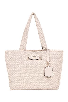 کیف دوشی بژ زنانه پارچه ای Guess - کد 888368938