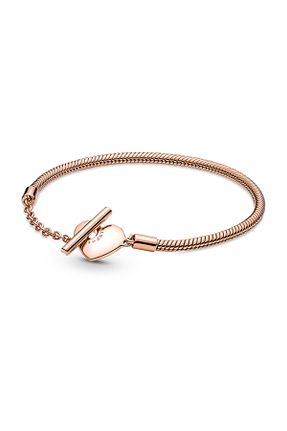 دستبند نقره متالیک زنانه 925 عیار Pandora - کد 175906700