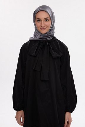 روسری طوسی پنبه پلی استر MİRSOY SCARF - کد 888367381