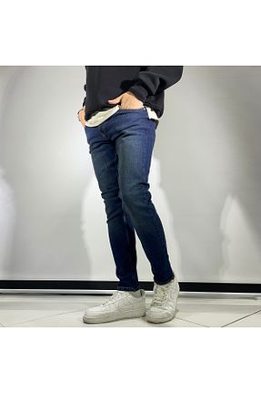 شلوار جین آبی مردانه پاچه تنگ higo - کد 888369309