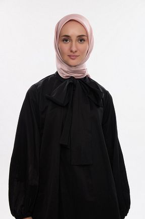 روسری صورتی پنبه پلی استر MİRSOY SCARF - کد 888367385