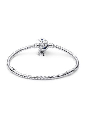 دستبند نقره آبی زنانه 925 عیار Pandora - کد 774290276