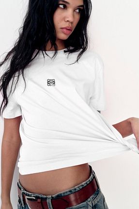 تیشرت سفید زنانه Relaxed The Champ Clothing - کد 819691569