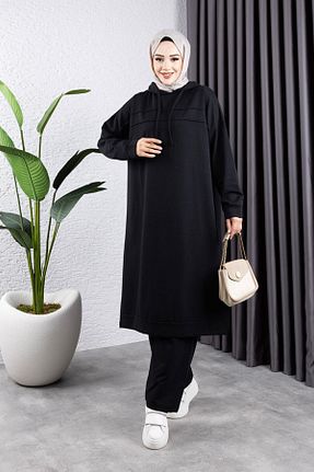 ست بالاتنه و پائین تنه حجاب مشکی زنانه مام فیت Genel Markalar - کد 888762401