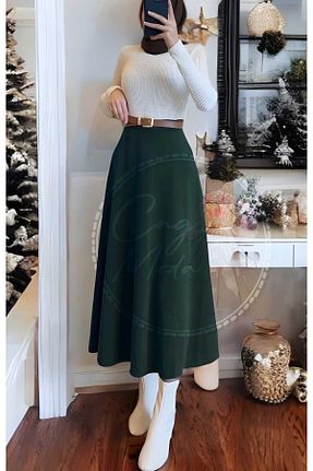 دامن حجاب سبز زنانه کلوش RamessButik - کد 888372676