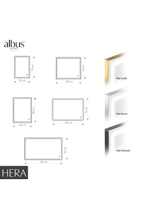 آینه بژ Albus Home - کد 887063249