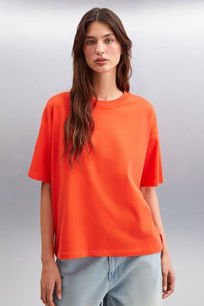 تیشرت قرمز زنانه Relaxed GRIMELANGE - کد 836333813
