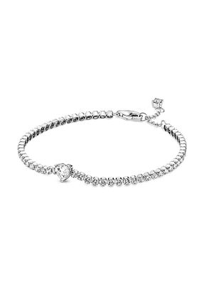 دستبند نقره سفید زنانه 925 عیار Pandora - کد 175895874