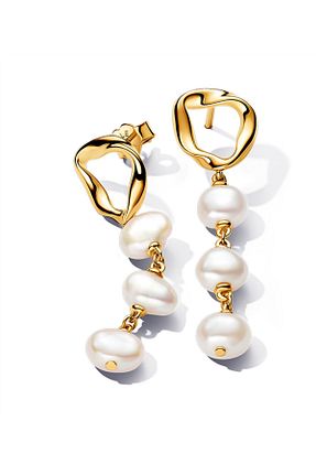 گوشواره نقره سفید زنانه 925 عیار Pandora - کد 831227439