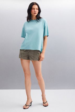 تیشرت سبز زنانه Relaxed GRIMELANGE - کد 836333808