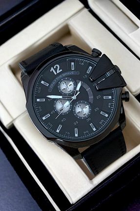 ساعت مچی مشکی مردانه 51-55 میلی متر Louis Genessio - کد 888386065