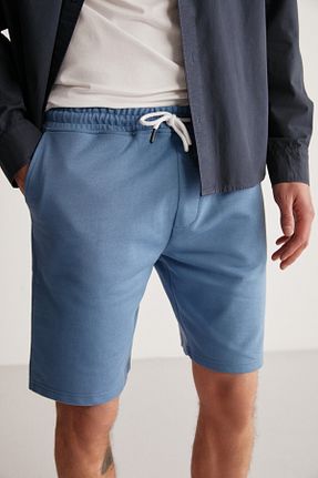 شلوارک و برمودا آبی مردانه %100 پنبه GRIMELANGE - کد 692817778