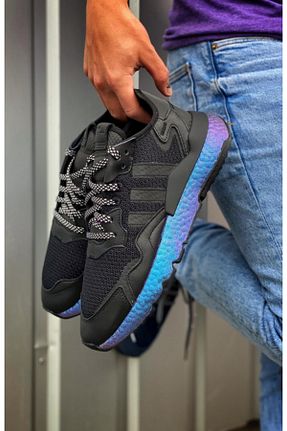 کفش اسنیکر مشکی مردانه بند دار adidas - کد 888408849