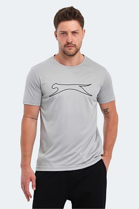 تیشرت اسپرت طوسی مردانه رگولار Slazenger - کد 823795464
