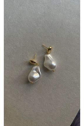 گوشواره مروارید سفید Leorat Store - کد 888410321