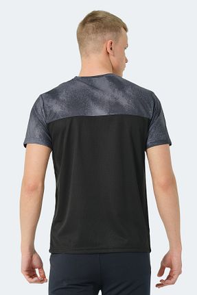 تیشرت اسپرت مشکی مردانه رگولار Slazenger - کد 823795118
