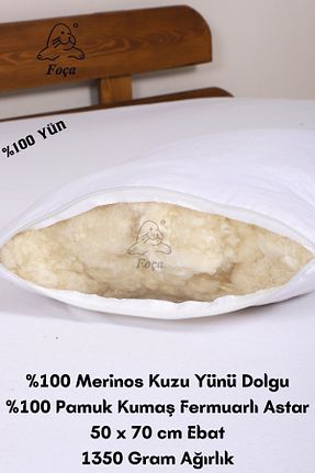 بالش سفید Pamuklu Foca Yorgan Ev Tekstil - کد 86024343
