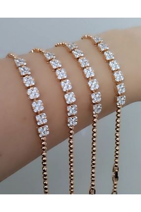 دستبند استیل (فولاد) صورتی استیل (فولاد) bijuterim - کد 888422938