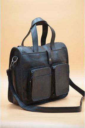 کیف دوشی مشکی زنانه چرم مصنوعی Jacquline - کد 792964719